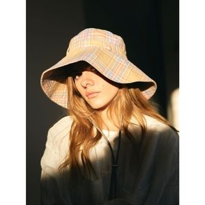Urban Outfitters Plaid Bucket Sun Hat